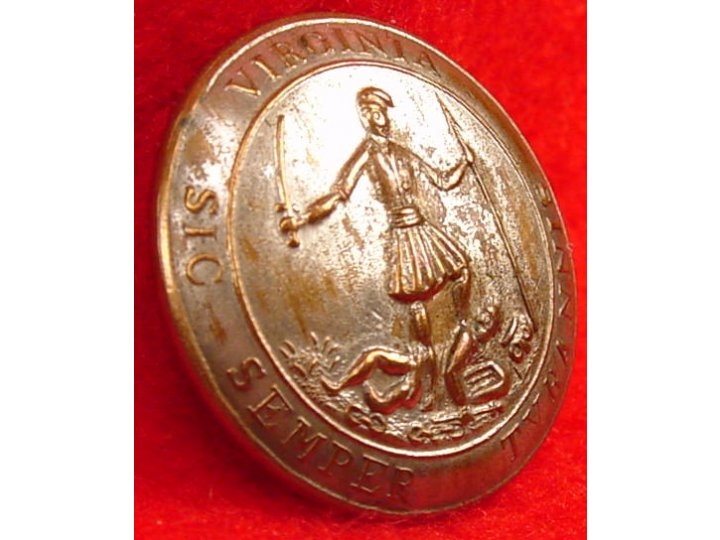 Virginia State Seal Button